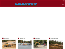 Tablet Screenshot of leavittearthworks.com